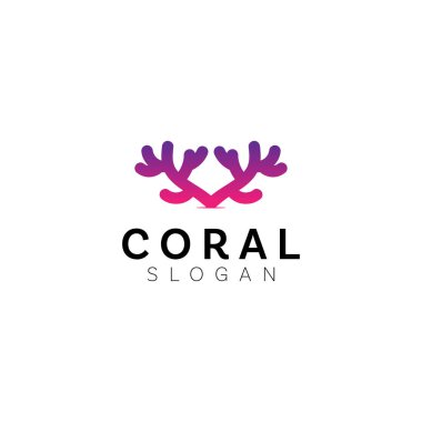 mercan logosu vektör tasarımı