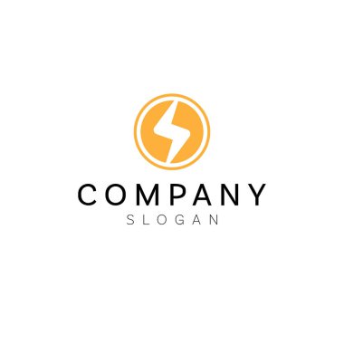 elektrik logosu şablon vektör tasarımı