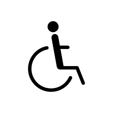 özürlü ya da tekerlekli sandalye simgesi taşıyıcısı