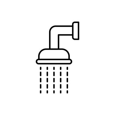 duş simgesi basit vektör