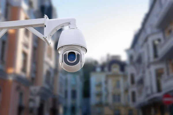 Cctv Camerasysteem Home Security Technologie Condo Buiten Beveiliging — Stockfoto