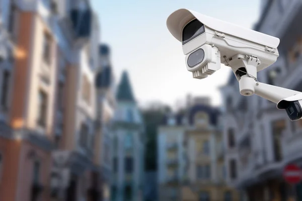 Cctv Kamerasystem Home Security Technologie Eigentumswohnung Außerhalb Sicherheit — Stockfoto
