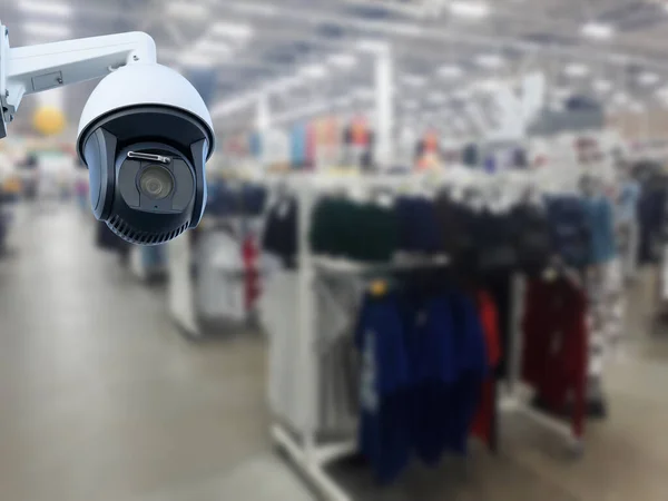 Övervakningskamera Shopping Varuhus Bakgrunden — Stockfoto