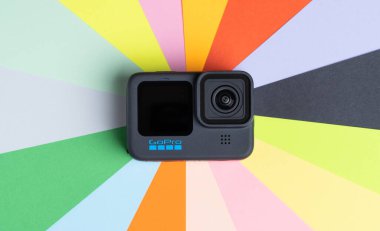 Ukrayna, Kyiv - 25 Kasım 2022: GoPro HERO 11 Siyah Aksiyon Kamerası