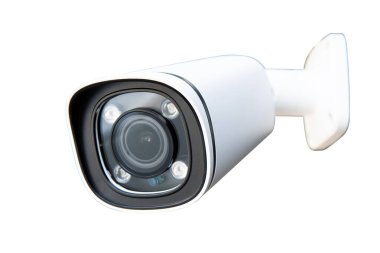 CCTV güvenlik izole kamera beyaz arka plan