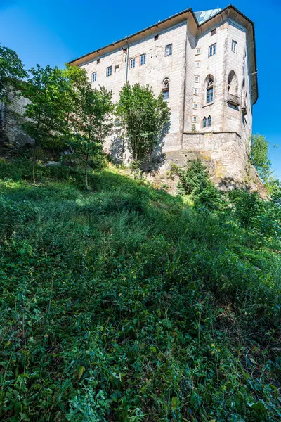 Burg Houska Der Tschechischen Republik Bei Schönem Tag Mit Klarem — Stockfoto