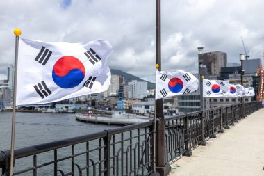 Busan, Güney Kore 'de büyük bir liman şehri, plajları, dağları ve tapınaklarıyla tanınır..