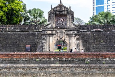 Intramuros Fort Santiago, Filipinler, Manila, Filipinler 'de tarihi bir yer.