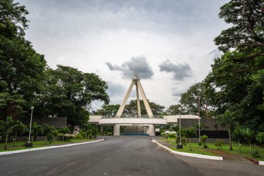 Philippines National Cemetery Libingan ng mga bayani view, Taguig City, Metro Manila, Philippines clipart