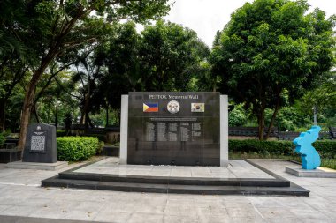 5 Ekim 2024 PEFTOK (Kore Filipin Seferberlik Gücü) Taguig şehrindeki Kore Savaş Anma Salonu, Metro Manila, Filipinler