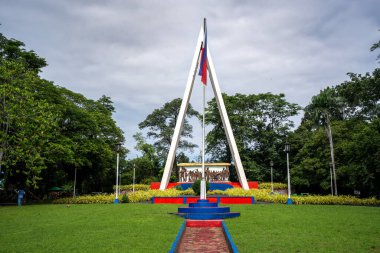 World War II Death March Memorial Shrine at Tarlac, Philippines clipart