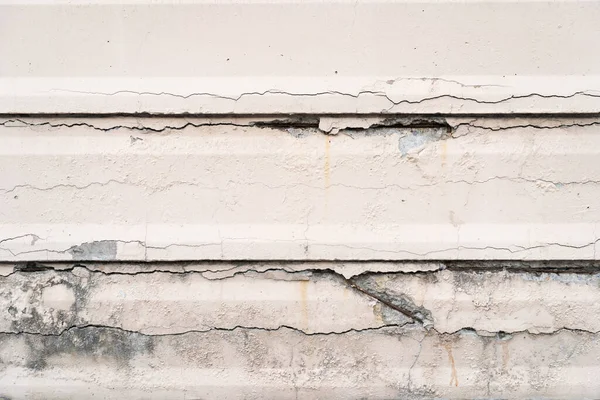Cemento Crepa Muro Sfondo Incrinato Sfondo Calcestruzzo Alterato — Foto Stock