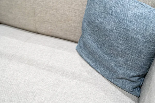 Pillows Sofa Living Room Close Home Interior Concept Soft Pillow — Stock Photo, Image