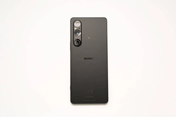 Sony Xperia Işaret Veya Sony Xperia Sony Den Yeni Bir — Stok fotoğraf