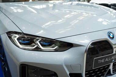 BMW i4 M50 spor araba. Elektrikli araba..