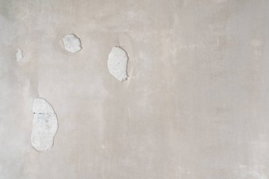 Çatlak beton bina yıkıldı. Kırık beton duvar.