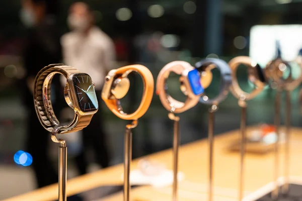 Bangkok Tayland Dec 2023 Apple Watch Bir Kahraman Nesne Görüntüsü Telifsiz Stok Imajlar