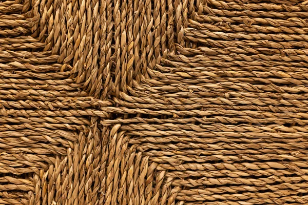 Natural jute fiber texture background. Jute fibers are obtained from the bark of the jute tree. Natural brown linen fabric background. Fiber structure texture. Vintage canvas pattern.