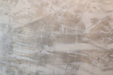 Boş Gri Duvar Odası Stüdyo Beton Arkaplanı ve Zemin Çimento Rafı. Boş alan Beton Arkaplanı üzerinde gösterim ürünleri ve metin düzenlemek için iyidir.