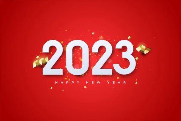 stock vector 2023 happy new year clean and elegant