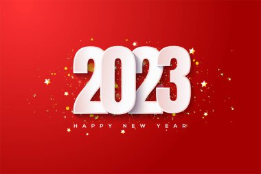2023 new year with bold font