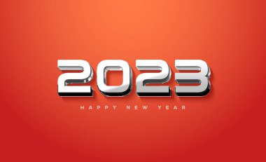 Happy new year 2023 modern and elegant