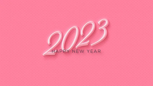 아름다운 분홍빛을 2023 — 스톡 벡터