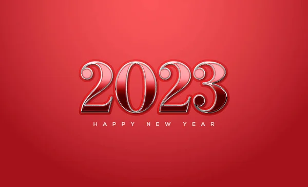 Classic 2023 Numbers Happy New Year 2023 — 图库矢量图片