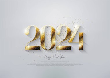 Mutlu yıllar 2024, lüks altın rakamlarla parıldıyor..