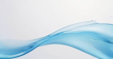 Clean and bright blue abstract background. Charming background for banners, posters and wallpapers. clipart