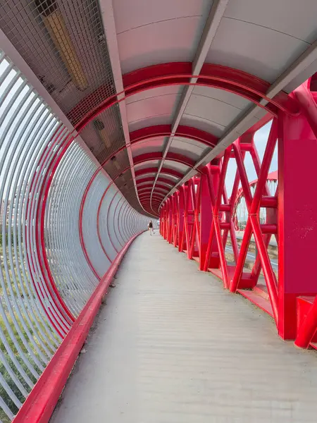 Alicante şehrinde halk arasında Kızıl Köprü olarak bilinen V Centenario Köprüsü