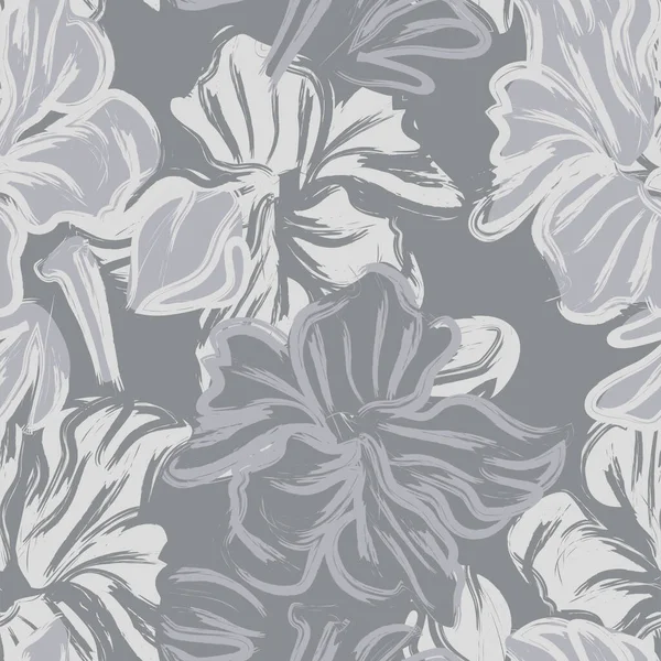 Seamless Vector Pattern Background Texture Flowers — Vector de stock