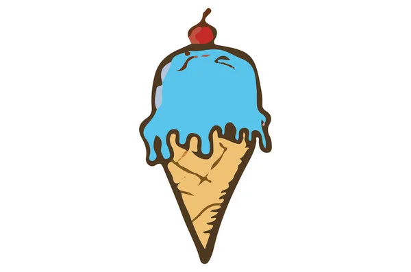 Ice Cream Icon Vector — Stock Vector