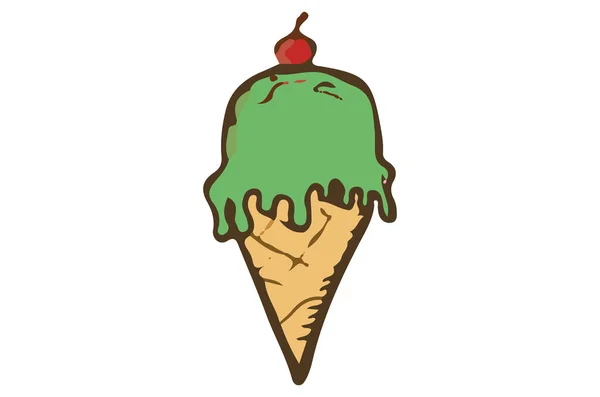 Вектор Значка Мороженого — стоковый вектор