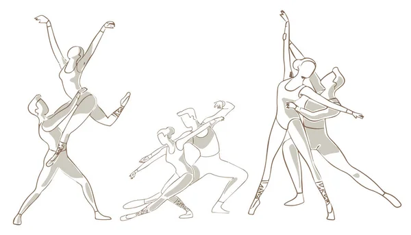 ベクトルセット ダンサーのイラスト ページ2 — ストックベクタ