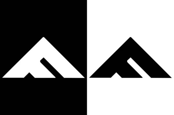 Diseño Monograma Logo Con Gráfico Vectorial — Vector de stock