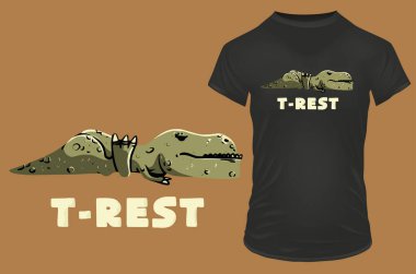 T-shirt tasarımı, t-shirt baskı tasarımı t-rest