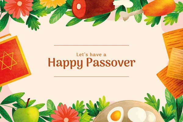 stock vector  happy passover  card  vector 