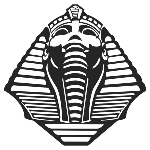 Egyiptomi Faraoni Szoborvektor — Stock Vector