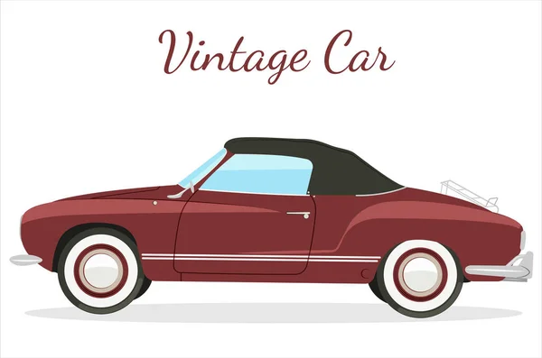 Vintage Car Retro Car — Stock Vector