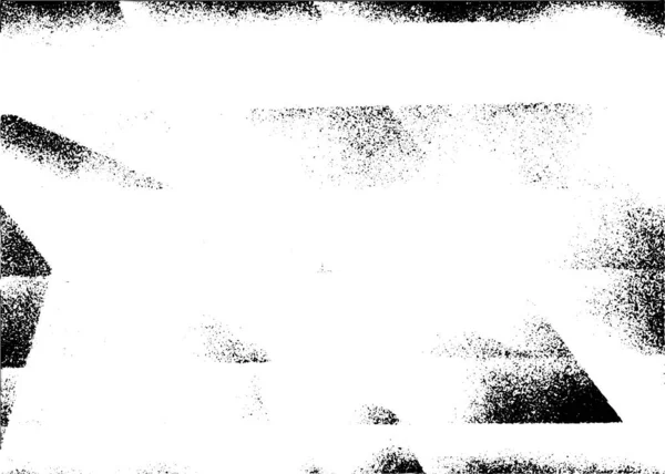 Rough Black White Texture Vector Distressed Overlay Texture Grunge Background — 스톡 벡터