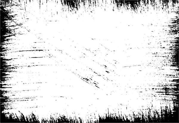 Rough Black White Texture Vector Distressed Overlay Texture Grunge Background — Stockvektor