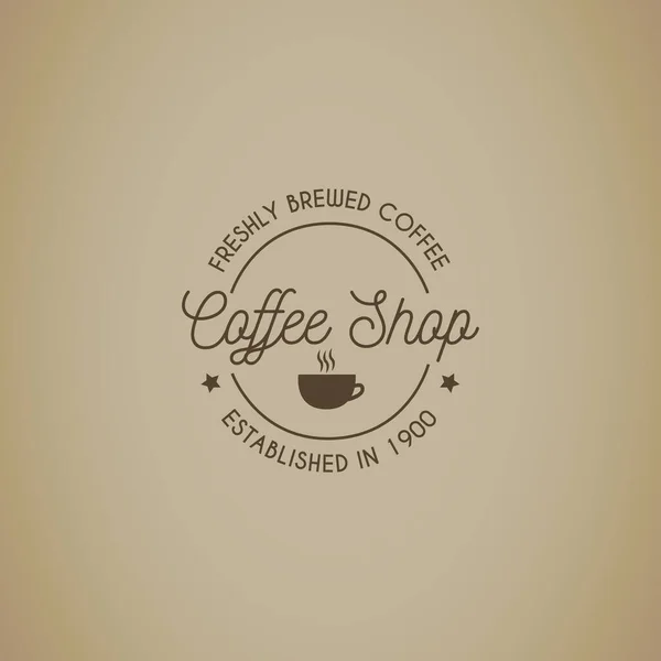 Шаблон Логотипа Кафе — стоковый вектор