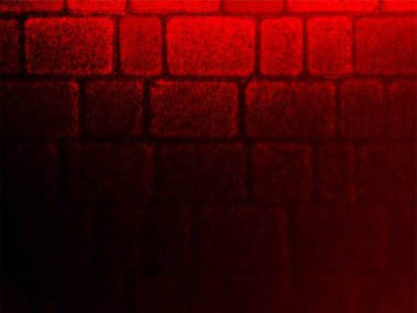 Karla kaplı asfalt levhaların koyu kırmızı vektör grunge arka planı. UHD 4K duvar kağıdı. Ekran, masaüstü, site tasarımı, kaplama, şablon, afiş, stilize etme, tasarım ve yalan makinesi için. Güzel doku.