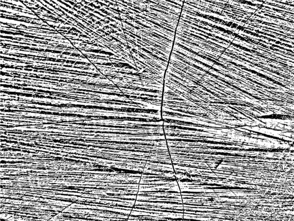 Authentique Texture Bois Grunge Vectoriel Avec Motif Naturel Fissures Cercles — Image vectorielle