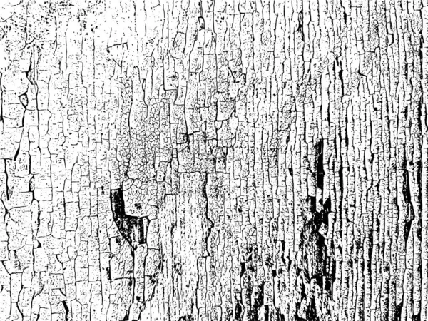 在风化的木板上剥去黑白漆 真实的磨擦纹理为设计覆盖 矢量说明 — 图库矢量图片
