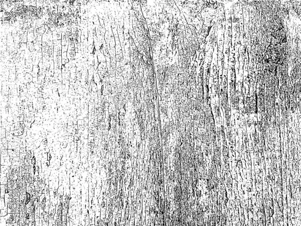 Texture Bois Tourmentée Avec Peinture Noire Blanche Épluchante Superposition Grunge — Image vectorielle