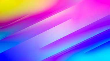 Mor mavi neon turkuaz doğal soyut arkaplan tasarım için. Geometrik şekiller. Çizgiler, çizgiler. Çok renkli, renkli, karışık, yanardöner, parlak tonlarda. Web pankartı