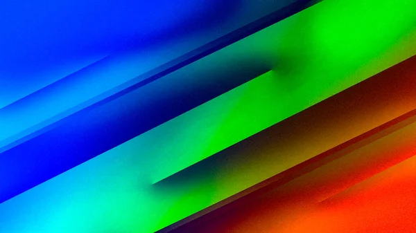 Bright Multicolor Abstract Geometric Gradient Background Design Blue Red Green — Stock Photo, Image