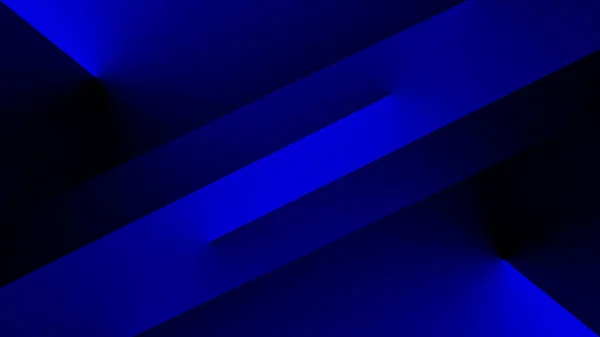 Dark Blue Gradient Abstract Background Design Geometric Figures Stripes Lines — Stock Photo, Image